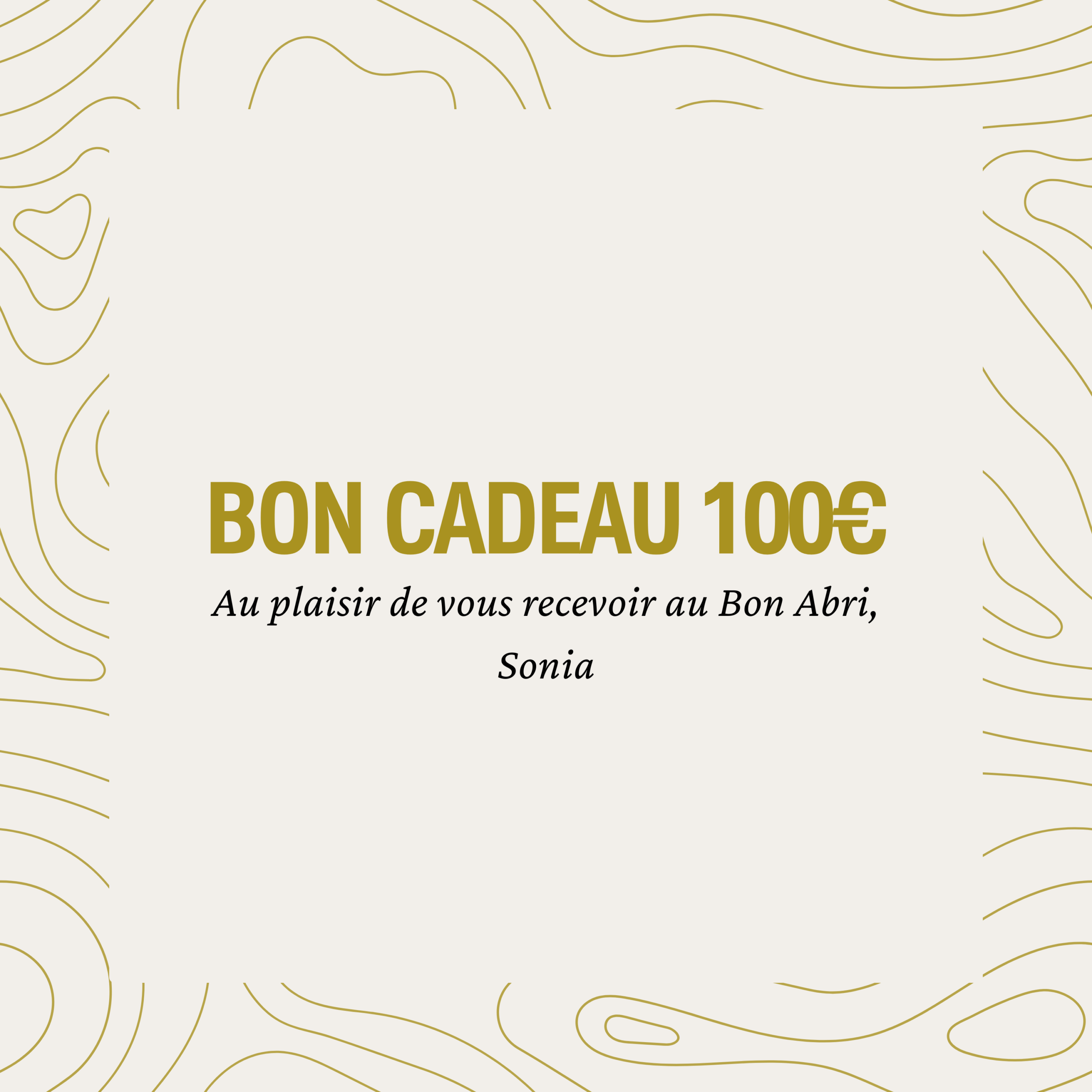 Bon cadeau 100€
